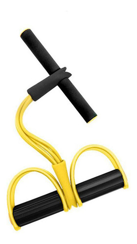 Elastico Extensor Academia Casa Exercicio 4 Tubos - Amarelo
