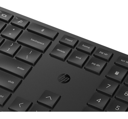 Combo Teclado Y Mouse Inalámbricos Hp 650 4r013aa Color del mouse Negro Color del teclado Negro