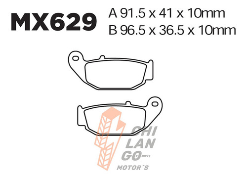 Balatas Tra. Suzuki Gsx 150 16-20