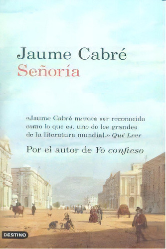 Seãâ±orãâa, De Cabre, Jaume. Editorial Ediciones Destino, Tapa Blanda En Español