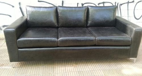 Sillon Esquinero En Cuero Vacuno Restoration Hadware