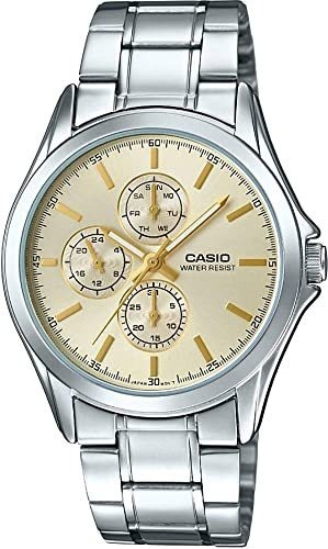 Casio Mtp-v302d-9a - Reloj Analógico Para Hombre Con Esfera