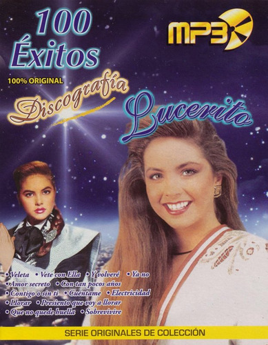 Lucero Discografía 100 Éxitos Lucerito Mp3 Nuevo Y Cerrado!