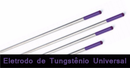Eletrodo De Tungstênio Lilás Universal 1.6x150mm 10 Varetas