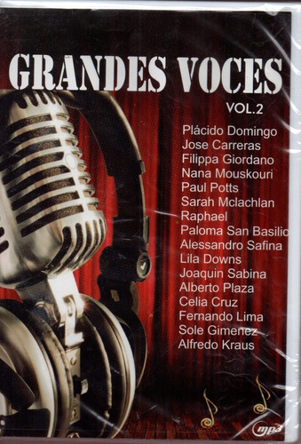 Cd-mp3  Grandes Voces Vol 2  100 Exitos Musica Romantica