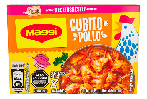 Cubito De Caldo De Pollo Maggi 92gr