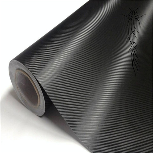 Vinilo Fibra De Carbono Texturado Ploteo Vehicular 152x50 Cm