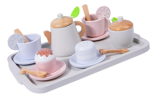 Juego De Cocina, Juego De Té De Madera Para Niñas