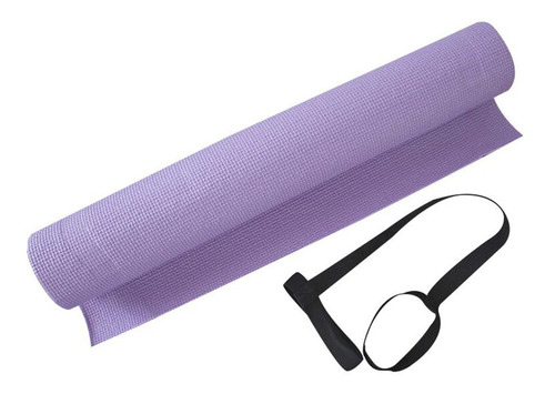 Mat De Yoga Colchoneta 6 Mm Dribbling Fitness Pilates Tira