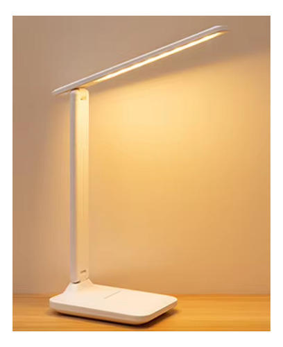Lámpara De Mesa Con Carga Usb Y Enchufe De Doble Propósito,