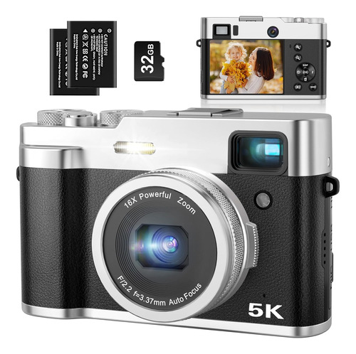 5k Digital Camera For Photography Autofocus 48mp Vlogging...