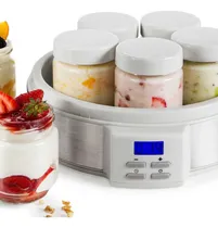 Comprar Yogurtera Atma Ym3010e Digital Lcd 7 Jarros 200ml Recetario