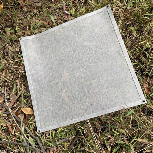 Al Aire Libre Fire Mesh Fire Mat Grill Pad Plegable 55x55cm