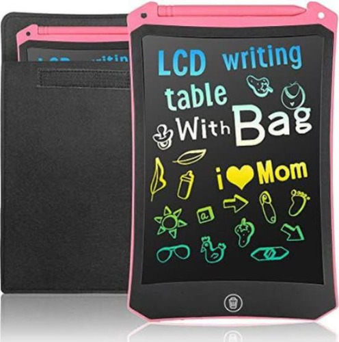 Tableta Escritura Lcd Niños, Tablero Dibujo Con Bolsa, Viaje