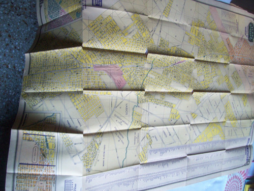 Antiguo Plano Bemporat . Partido De Moron Ofic Cartografica (Usado)