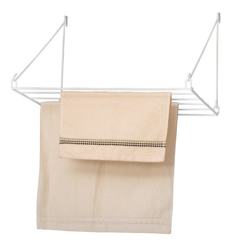 Rack de roupas pendurado branco