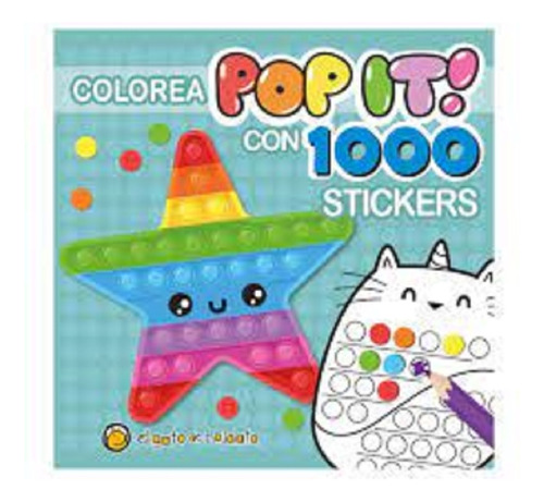 Pop It Con 1000 Stickers - Estrella - Gato De Hojalata