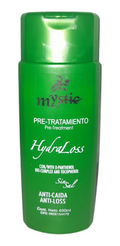 Shampoo Hydraloss Anticaida Sin Sal Mystic 400ml