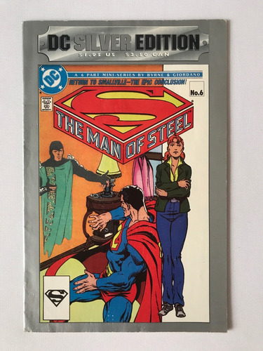 Superman The Man Of Steel #6 Dc Silver Edition Comics 1986 (Usado)