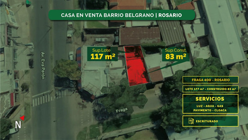 Casa En Venta 3 Dormitorios Barrio Belgrano Rosario