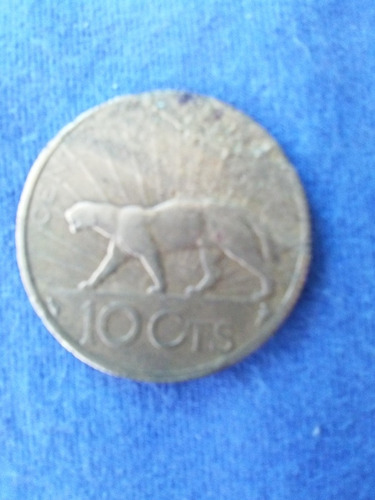 Moneda Uruguay 10 Cent Puma 1930