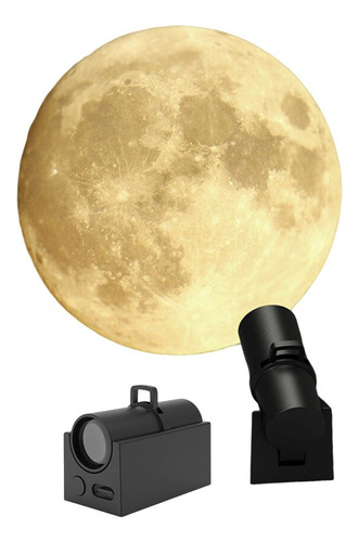 Lámpara Led Moon Projector Luz Nocturna Giratoria Ajustable