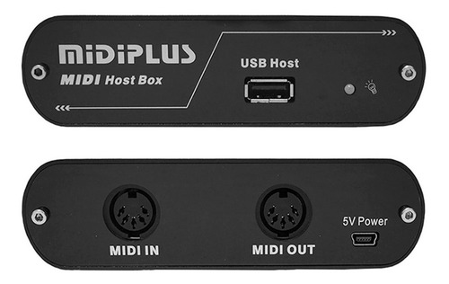 Imagen 1 de 8 de Interfaz Midi Midiplus Midi Host Usb Conecta Tu Teclado Usb
