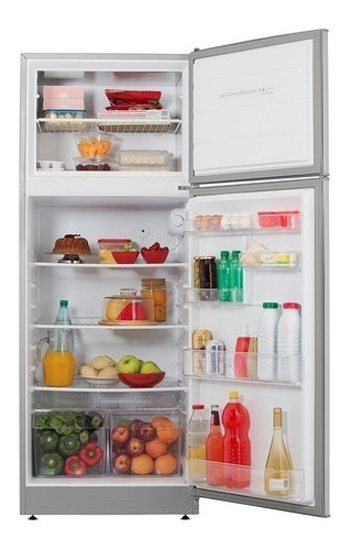 Heladera Patrick HPK141M10 silver con freezer 355L 220V