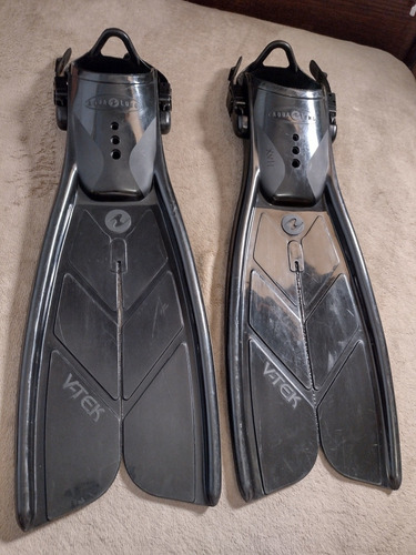 Aletas De Buceo Aqua Lung V-tek Talla Small (Usado)