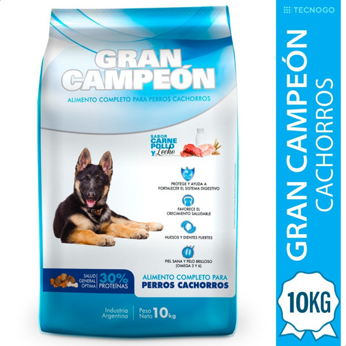 Alimento Perros Cachorros Gran Campeon Balanceado 10kg
