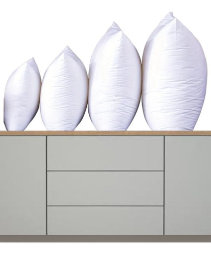 Relleno P/cojín Lavable 1 (45x45), 1 (50x50), 1 (65x65) Color Blanco