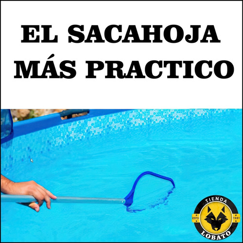 Imagen 3 de 10 de Sacahojas Vulcano Piletas Piscinas Plano 19mm Rejilla Basura