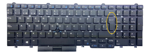 Dell E5550 E5570 E5580 Precision 5710 7510 Iluminado