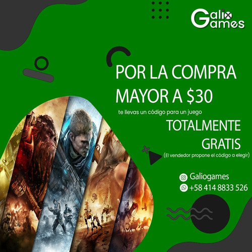 Imagen 5 de 5 de Juegos Digitales Xbox One/ Series