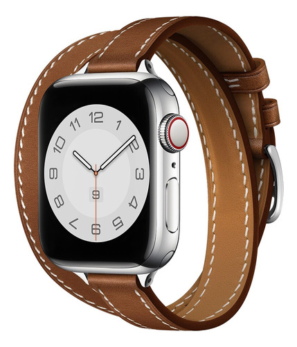 Correa De Piel Sintética Para Apple Watch Ultra 8 7 Se 6 5 4