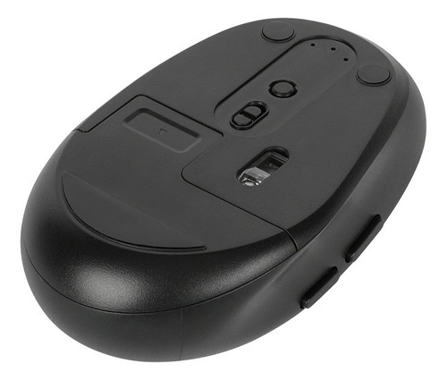 Ratón inalámbrico antimicrobiano multimodo Targus Comfort Amb582, color negro