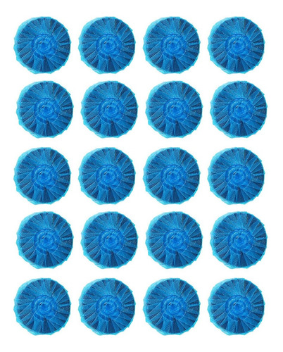 Pack De 100 Pastillas Limpiadoras Para Baño Azul 