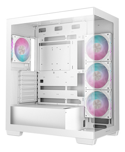 Case Deepcool Cg530 4f Wh, V/templado Argb Color Blanco