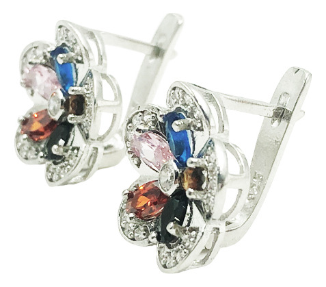 Juego De Aretes Y Collar De Plata .925 Estambul Express