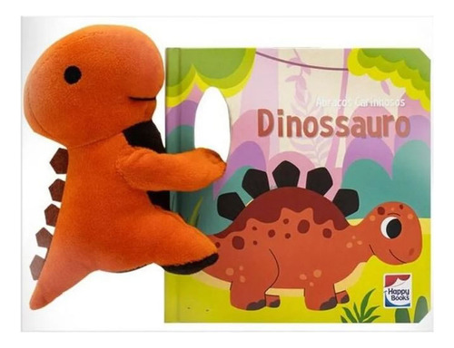 Abraços Carinhosos Dinossauro, De Brijbasi Art Press., Vol. 1. Editorial Happy Books, Capa Mole, Edição 2024-01-01 00:00:00 Em Português