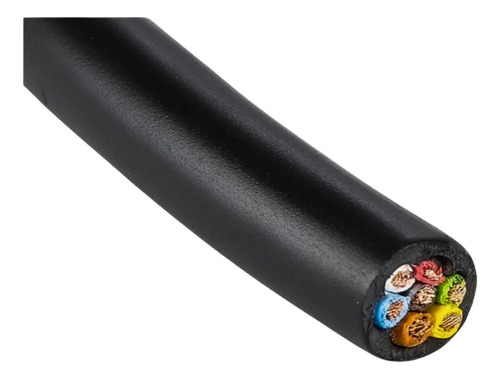 Cable Cableado Cordón 7 Polos Número 14 Automotriz 30 Metros