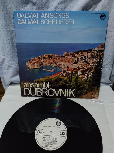 Vinilo Dalmatian Songs Folk Dubrovnik Croacia Dalmaticos