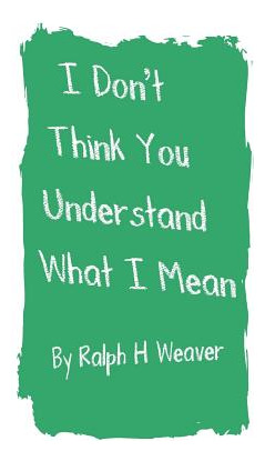 Libro I Don't Think You Understand What I Mean - Savage, ...