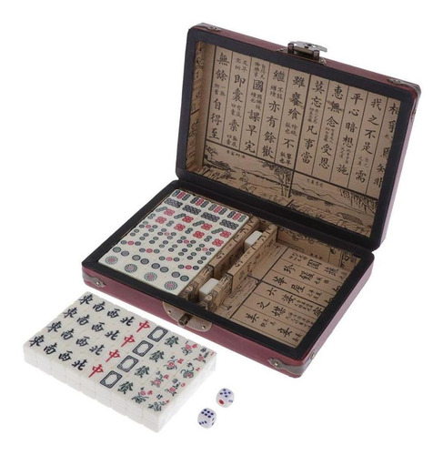 Mahjong, Clásicos Con Estuche De Portátil -