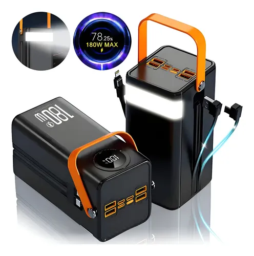 Power Bank 80000mah Batería Portátil Cargador Ultrarápida