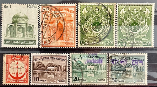 Pakistan - Lote De 8 Sellos - Varios Temas P790