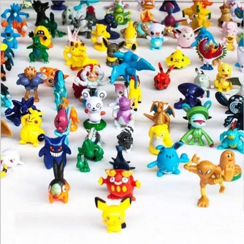 Kit 24 Pokemon 2-3cm Juego Niños Muñecos