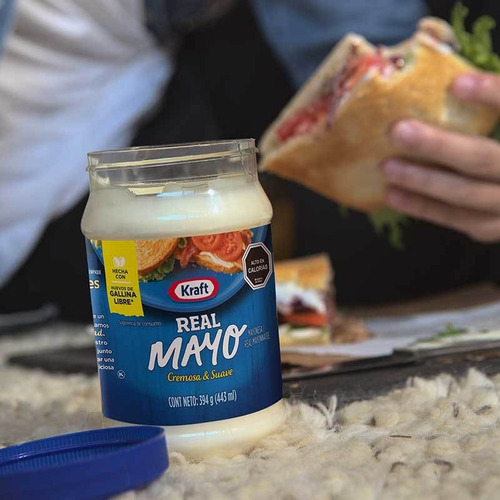 Mayonesa Kraft Real Mayo Regular Pote 394g