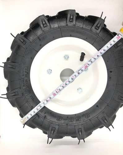 Imagen 3 de 9 de Rueda Neumático Para Motocultivadora Lmc1002 Lusqtoff