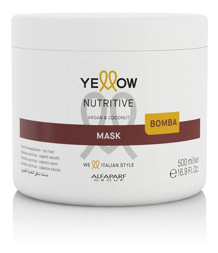 Mascarilla Para Cabello Seco Y Debil Nutritive Yellow® 500g